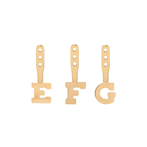 Hannah G Initial Letter Earring Jackets