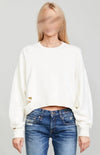 R13 Cropped Crewneck