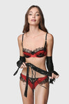 Kiki de Montparnasse Lace Inset Balconette Bra