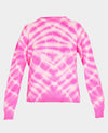 The Elder Statesman Web Flare Simple Crew Sweater